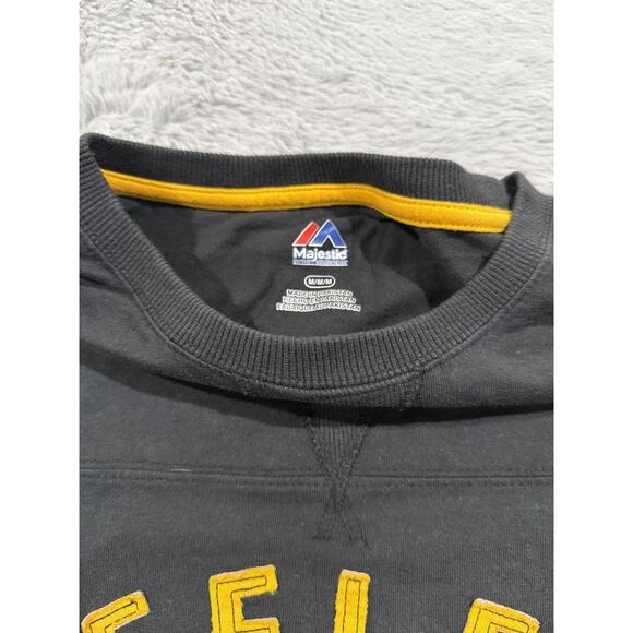 Pittsburgh Steelers Shirt Long Sleeve Mens Medium NFL Football Majestic Tee - Picture 4 of 11